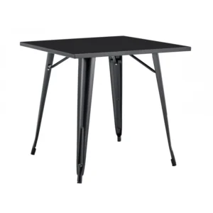 mobiliario-contract-mesa tol ek limited acero negra 80x80 cms